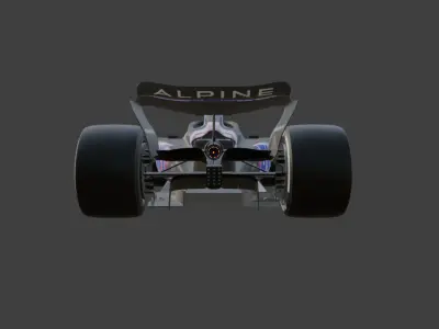 BWT Alpine Racing 2024 Free 3D model