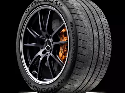 Michelin Pilot Sport Cup 2 325 30 ZR20 106Y AMG 3D model