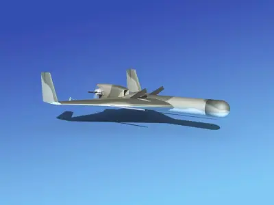 Harpy 1 UAV V05 3D model