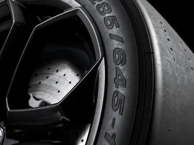 Pirelli DH Slick Circuit 285 645 R18 3D model