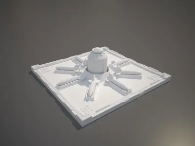 Bio-Rocket Launch Facility 3D print model purchase