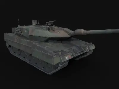 Leopard 2A5 HQ 3D scan 3D model