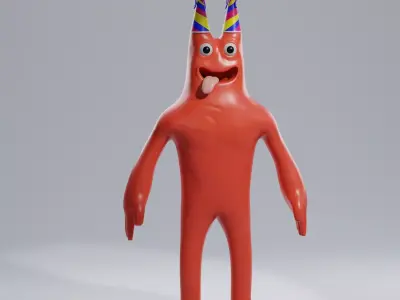 Banban - Garten of Banban Low-Poly Character Low-poly 3D model