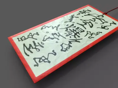 Naruto Throwing weapon pack Low-poly 3D model