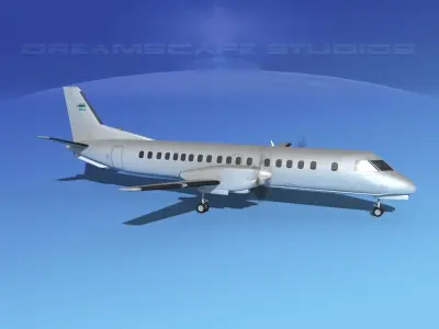SAAB SF2000 Swedish Air Force 3D model