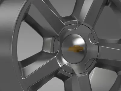 Chevrolet Tahoe 2008 rim 3D model
