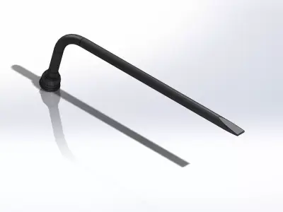 Wheel Wrench - Chave de Roda 3D model