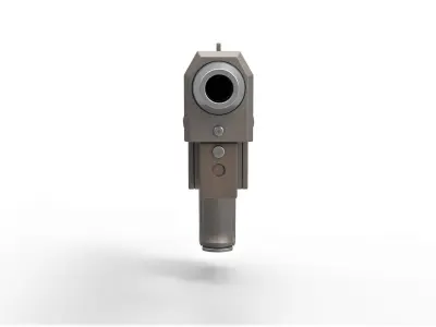 Blaster Pistol Glie-44 from the movie Star Wars The Last Jedi 3D model