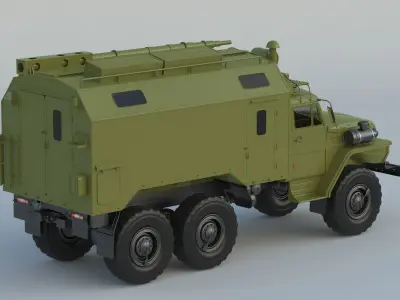 Ural-4320 Command 3D model