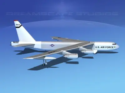 Boeing B-52C Stratofortress V03 3D model