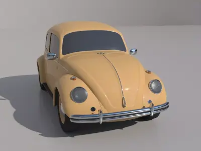 Volkswagen beetle Free 3D model