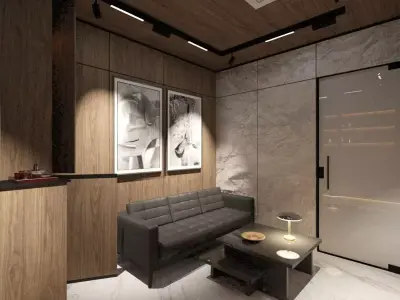 Private Lounge 3D model
