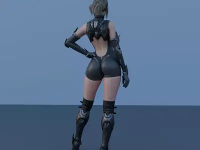 Ines raley 3D model