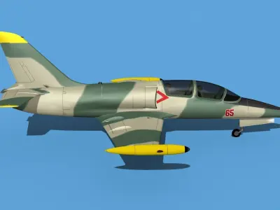 Aero Vodochody L-39C Albatross V16 3D model
