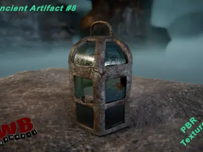 Ancient Artifact 8 Low-poly 3D model