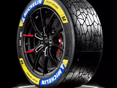 MICHELIN Pilot Sport Hypercar GTP 29 71 18 M 3D model