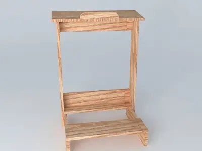 Prayer Kneeler Free 3D model