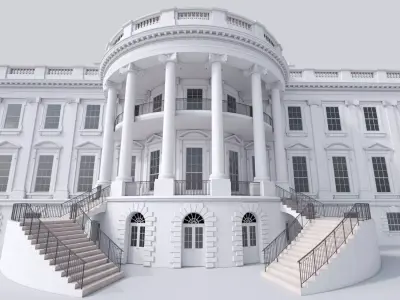 The White House 3D model