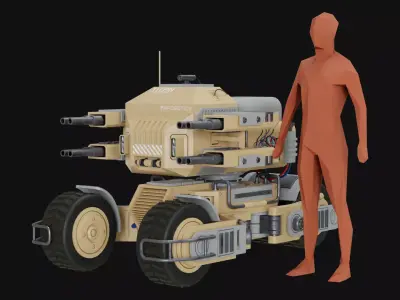 UGV Concept-2-Desert 3D model