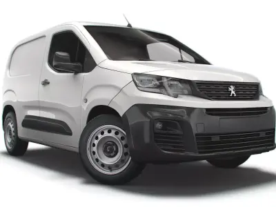 Peugeot Partner Professional Standard UK-spec 2020 3D model