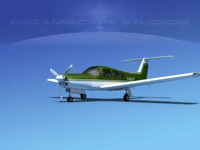Piper PA-28R-201 Arrow III V09 3D model
