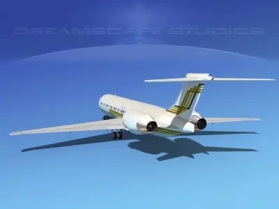 McDonnell Douglas MD-87 Corporate 11 3D model