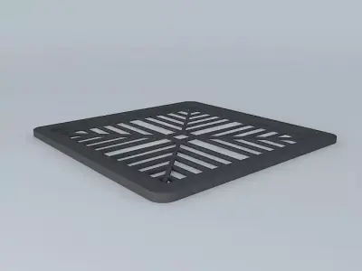 Drain grate 3D model
