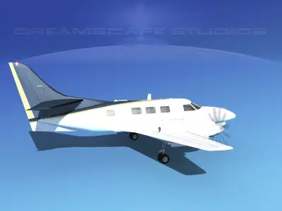 Swearingen SA226-T Merlin III V10 3D model