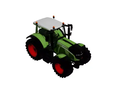 Fendt 1000 Vario Tractor Heavy Duty Agricultural Vehicle 3D model
