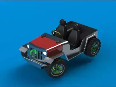 Mahindra Jeep Free 3D model