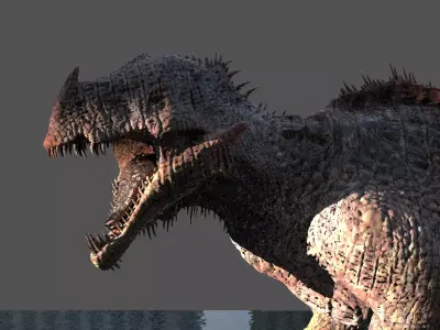 Viking Dragon Head  3D model