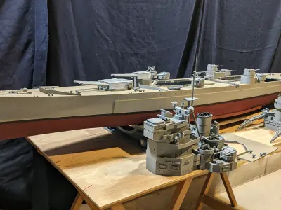  1 144 King George V Class Battleship 3D print model