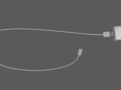 Power Adaptor Free low-poly 3D model