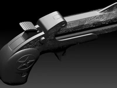 Pistol bond arms 3D model