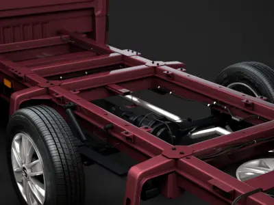 Hyundai H350 Chassis Single Cab LWB 2020 3D model