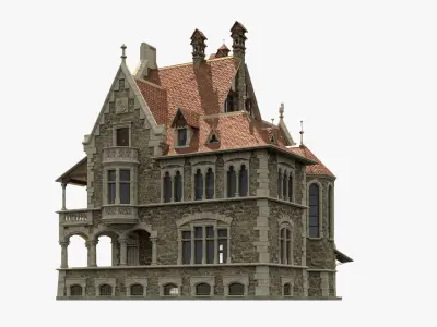 Ancient Mansion 03 3D model