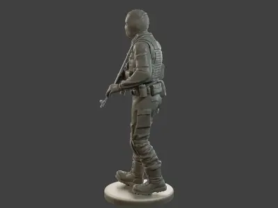 CzechSlovak Police Tactical Unit CPTU2 007 3D print model