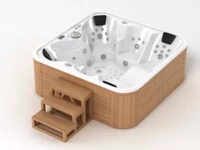 Whirlpool 4 Person Hot Tub 3D model
