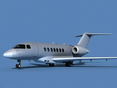 Hawker Siddley 4000 V00 3D model