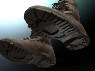SOLDIER Boots 3D model