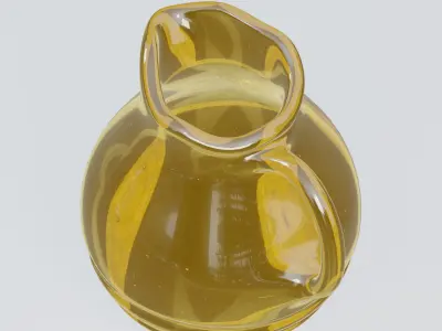 Glass pitcher 3D model