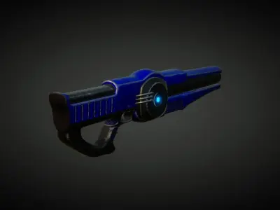 UKit Sci-Fi Weapons Low-poly 3D model
