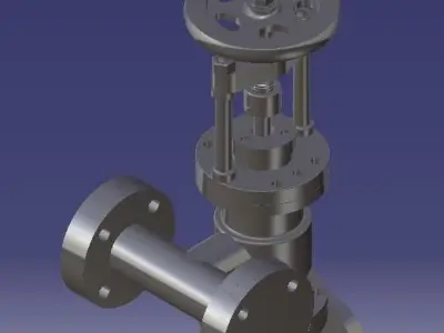 Feed Check Valve Assembly 3D model