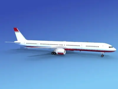 Boeing 757-300 Corporate 4 3D model