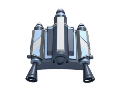 Jango Fett Jetpack from Star Wars Attack of the Clones 2002 3D print model