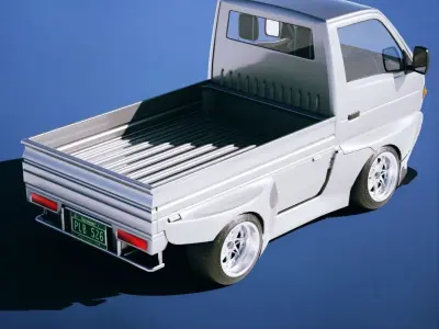 Suzuki Carry Kei Truck 1993 Free 3D model