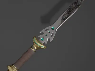 Ancient dagger 3D model