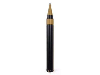 Khorramshahr-4 Ballistic Missile Low-poly 3D model