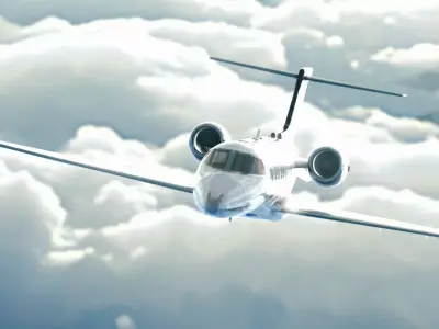 Lear Jet 45 3D model