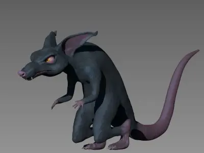 Rat model Free 3D model